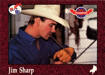 1991 Rodeo America Set B #4 Jim Sharp Front
